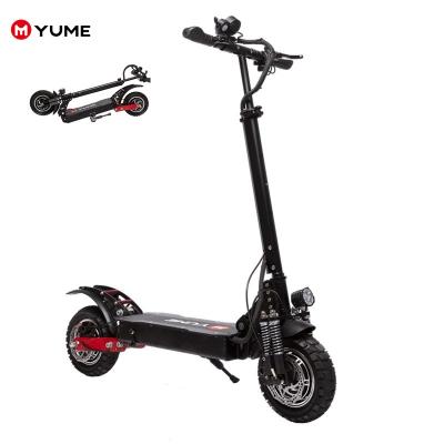 China Unisex Wholesale Fast Delivery 2400w e scooter 1200watt*2 Dual Motor 2 Wheel Electric YUME Scooter for sale