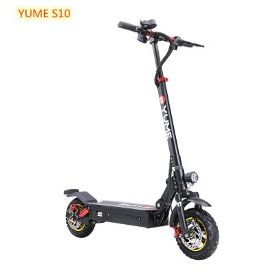 China YUME unisex high quality 1000w electric scooter 10inch motor single hub scooter with fat tire for sale