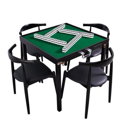 China Outdoor Simple Multifunctional Portable Foldable Pine Wood Factory Wholesale Mahjong Table Party Black Activities for sale