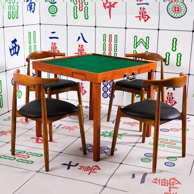 China Hot Selling Pine Wood Amazon Chinese Style Folding Mahjong Table Low Price Folding Mahjong Board Playing Mahjong Table Set for sale