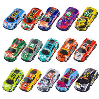 China 2021 Trending Cars Eco-friendly Toy Set Racing Car Model Toy With Pull Ring Simulation 1/64 Diecast Toy Car for sale