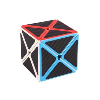 China Brain Exercise Eight Axis Carbon Fiber Cube Kids Magic Cube Puzzle Plastic Magic Cube For Kids Educational Toys for sale