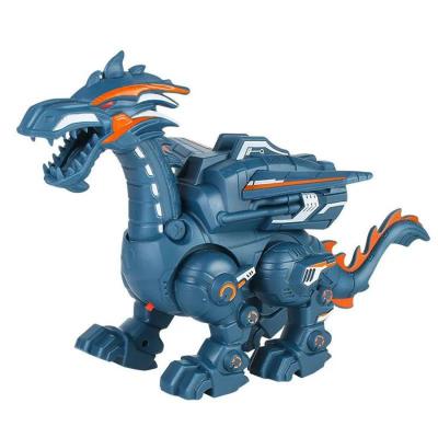 China Carryover SPRAY MIX COLOR DINOSAUR.2 Wholesale Simulation Dinosaurs Model Toys Walking Dinosaur Fire-breathing Robot With Red Light And Realistic Sound for sale