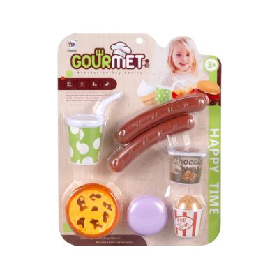 China Pretend Play Toy Set Play Food Educational Toys Pretend Play Food For Kids Fast Food Toy Sets Kitchen Toys for sale