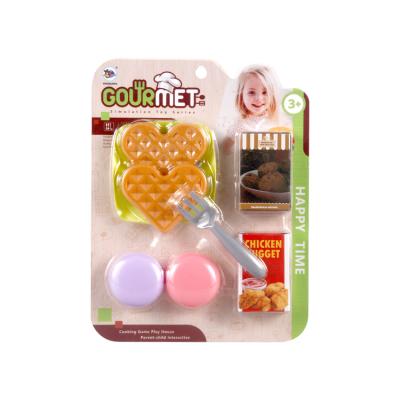 China Pretend Plastic Food Toy Restaurant Hamburger Toy Kitchen Toy Set Children Pretend Play Set for sale