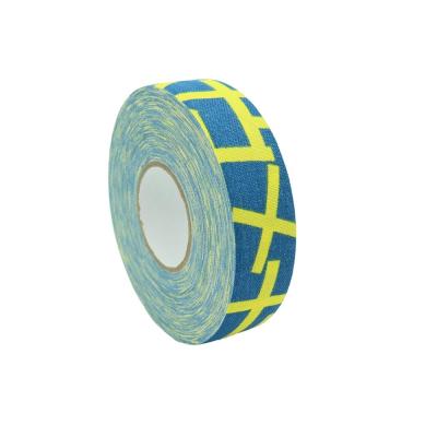 China Various Colors High Sticky Hot Melt Cotton Adhesive Ice Hockey Grip Tape AMA-T01 for sale