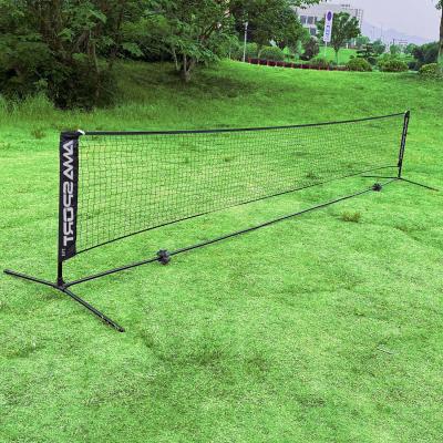 China High quality brand foldable badminton net customized by vinyl for outdoor for sale