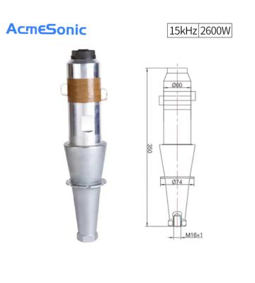 China 15K 2600W Ultrasonic Welding Machine Ultrasonic Welding Transducer for sale