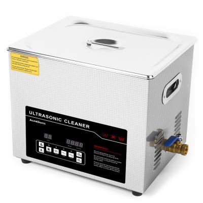 Chine 2024 Nouveau produit Nettoyeur à ultrasons à double fréquence 10L Réservoir 4pcs Transducteurs Vapeur de vidange à vendre