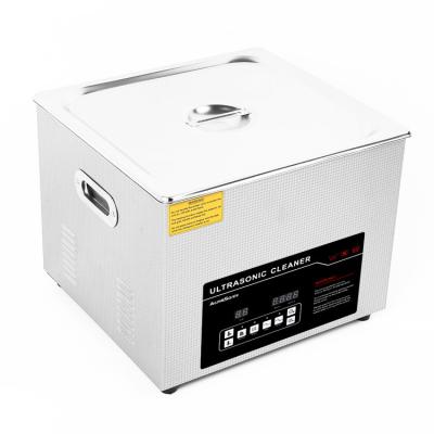 China New Product 2024 SUS 304 Ultrasonic Cleaner 360W Dual Frequency Machine with Drain Valve for sale