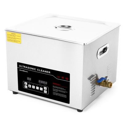 Chine Nettoyeur à ultrasons à double fréquence 15L SUS 304 réservoir 360W Puissance 20-80.C Plage de température à vendre