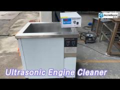 Spare Parts Ultrasonic Engine Cleaner 100L 40khz 28khz Rust / Dust / Oil Removing