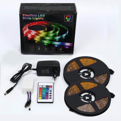 China Part 12V 5050 RGB Led Strip Light 300leds 10m IP44 Smart RGB Led Strip Lights LED Strip Lights Kit for sale