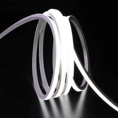 China Indoor and Outdoor Modeling Atmosphere Lighting Flex Unlit Silicone Outdoor Vertical Curvature Letters Ip65 Waterproof Silicone Flex Strong 12v 24v Led Neon Strip for sale