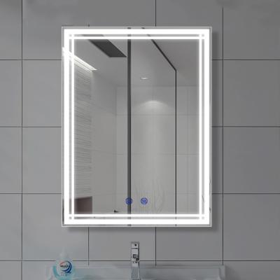 China Modern Bathroom LED Vanity Mirror Mordern Wall Fog Light Makeup Mirror With Light for sale