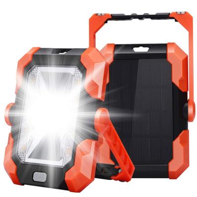 China 50%on/100%on/Red+Blue SOS 10W solar with hook and magnetic led outdoor light hexlight solar emergency light for sale