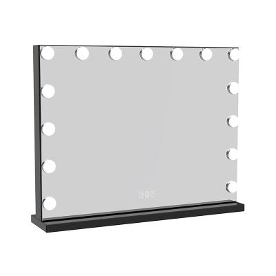 China Large Hollywood Makeup Mirror Modern Vanity Wall Led Makeup Mirror Hollywood Mirror With Light Bulbs for sale