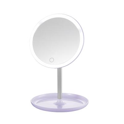 China USB Charging Hollywood Vanity Cosmetic Mirror Led Makeup Mirror With Lights for sale