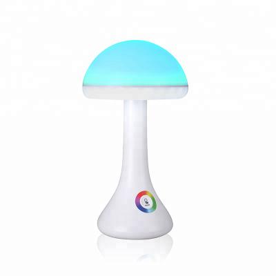 China High Quality Desk 4.2W 160lm RGB Colorful Mushroom Shape Led Table Lights for sale