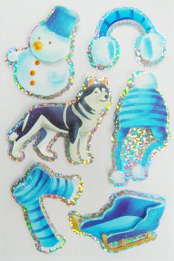 China Enchant Custom Holographic Stickers / Removable glitter stickers for kids for sale