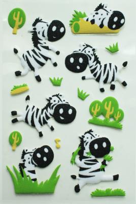 China Eco-friendly Colorful Puffy Stickers Japan Style Dimensional For Kids for sale