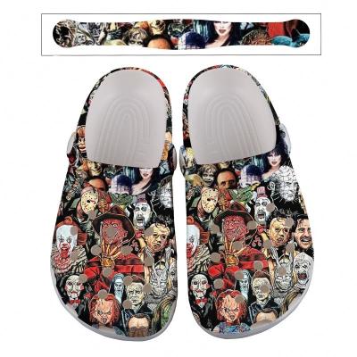 China Deodorization Wholesales Custom Print Eva Clog Sandals For Men And Women Summer Beach Unisex Sandals Garden Shoes for sale