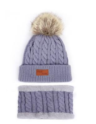 China 2020 new cute kids knitted comfortable and warm breathable 2020 winter custom hats for sale