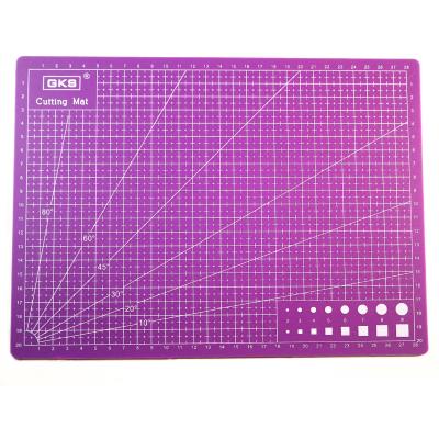 China Art Pottery Tool PVC A2 Modeling Rotatable Cutting Mat Rotating Quilting Flexible Cutting Mat Office Anti-Slip Cutting Mat for sale