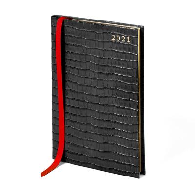 China 2021 Perfect Simple Custom PU Leather Cover Makers Blueprint Style Diary Notebook for sale