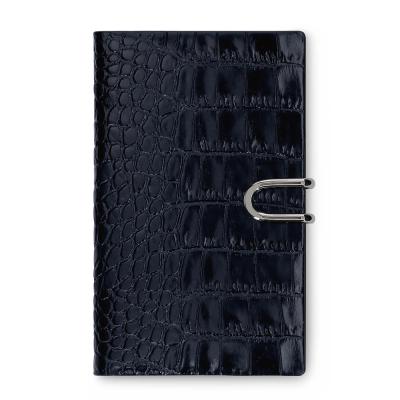 China 2022 Custom Leather Pocket Vegan PU Croc Planner Logo Agenda Weekly Monthly Notebook Diary Planner Notebook for sale