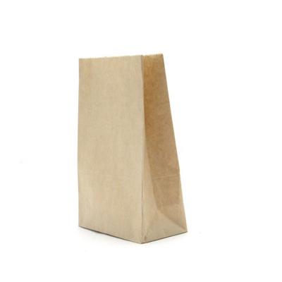 China China Factory Price Recyclable Coffee Flat Bottom Kraft Paper Packaging Bag for sale