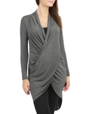 China Radiation Protection Surplice V Neck Long Sleeve Women's Maternity Casual Dress for sale