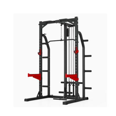 China Half Cabinet Universal Competitive Price Heavy Duty Weightlifting Hammer Strength Power Belt Adjustable Squat Machine for sale