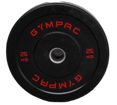 China Factory Durable Barbell Free Weight Plate Bumper Plate with Pound and Kg for Home Gym Using Black Rubber Bumper Plates for sale