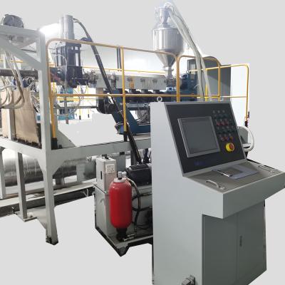 China BFE99% PIPE Plastic Extruders 800mm Melt Blown Fabric Nonwoven Machine Plastic Extruder Line Production Line for sale