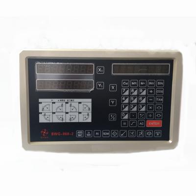 China Turn EDM Machines 2 AXIS Digital Readout Meter Grid Ruler Sensor Electronic Milling Ruler With Digital Display Meter BWG-868-2 for sale