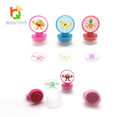 China Children's Toy Hot Selling Cute Various Model Mini Children Color Seal Stamp for sale