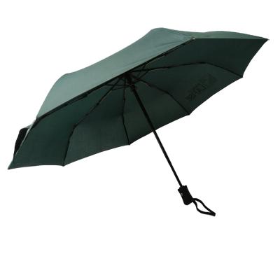 China Best Logo Custom Quality 3 Fold Automatic Traditional & Narrow Promotion Open Umbrella for Rainy & Sunny for sale