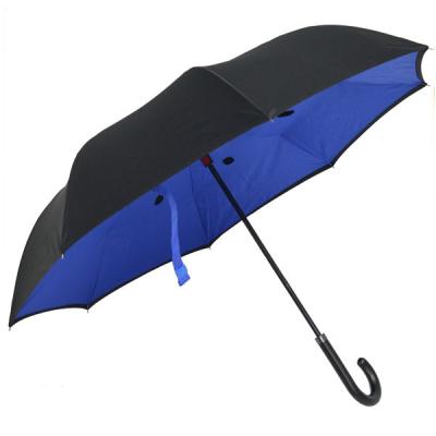 China Modern Reverse Umbrella Design China Supplier Upside Down Car Inverted Umbrella for sale