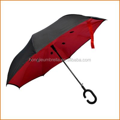 China Morden Luxury Automatic Open Kazbrellas / Inverted / Upside Down Umbrella for sale