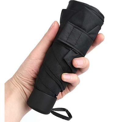 China Contemporary Cheap Portable Manual Pocket Umbrella 5 Folding Mini Umbrella for sale