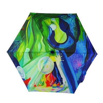 China New Contemporary Super Tiny Mini Pocket Sun Folding Umbrella Compact for sale