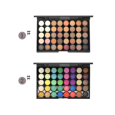 China Cosmetics Private Label Waterproof Wholesale Custom Eyeshadow 40 Color Eyeshadow Palette for sale