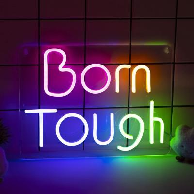 China Shops Neon Sign Wall Decor LED Neon Sign Hard Acrylic Light For Kids Room Home Decoration Bedroom Christmas Wedding Party for sale