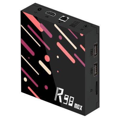 China Most Popular Digital Box 4K TV Android Smart TV Box R98 MAX Rockchip RK3318 4GB RAM 32GB USB2.0 Full HD ROM Colorful for sale