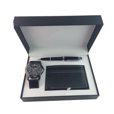 China Diernuo New Style Unspecific Gift Pen Wallet and Watch Set for Men for sale