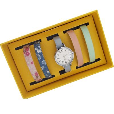 China Non-specific Diernuo Customized Interchangeable Strap Watch Gift Set For Ladies for sale