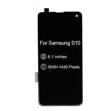 China Big fix phone broken screen reset mobile phone lcd display for Samsung s10 G973 touch screen display for sale