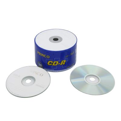 China princo 70mb/80min/52x Cd-r 52x Cd disc blank cd 700mb for date disc and music 50pieces in one pack for sale