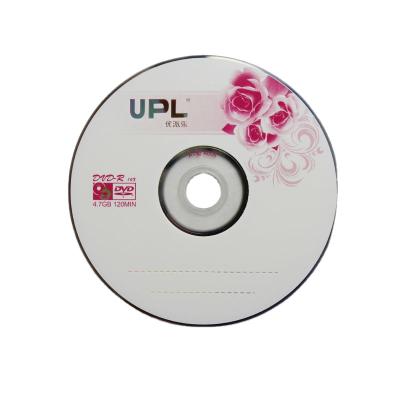 China UPL supplier single layer wholesale dvd 4.7GB 16X blank dvd for sale